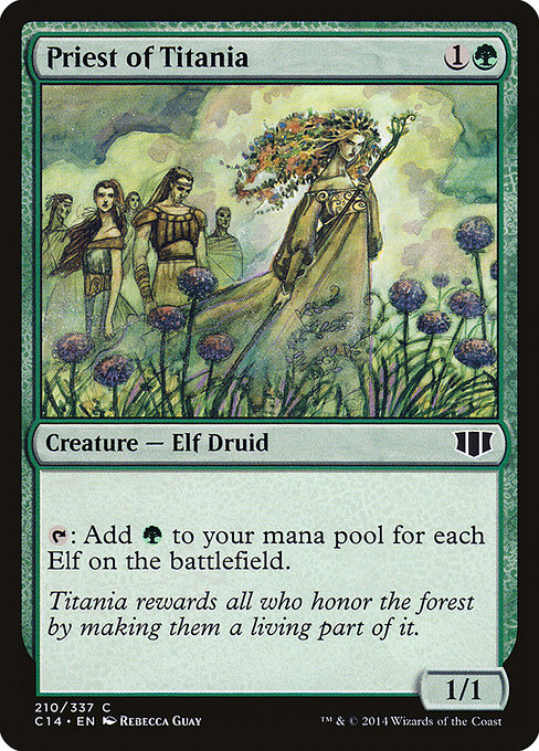 Commander 2014 - 210 - Priest of Titania - Common - G - Non-foil