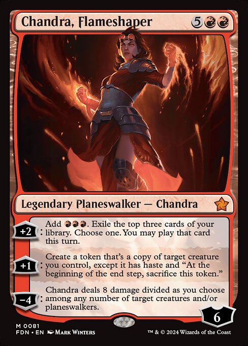 Foundations - 81 - Chandra, Flameshaper - Mythic - R - Non-foil