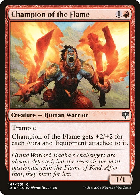 Commander Legends - 167 - Champion of the Flame - Common - R - Non-foil