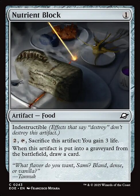 Edge of Eternities - 243 - Nutrient Block - Common - C - Foil