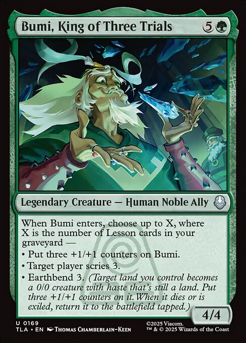 Avatar: The Last Airbender - 169 - Bumi, King of Three Trials - Uncommon - G - Non-foil