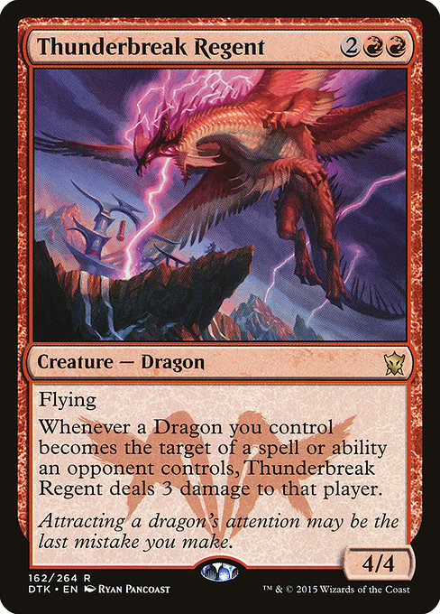 Dragons of Tarkir - 162 - Thunderbreak Regent - Rare - R - Non-foil