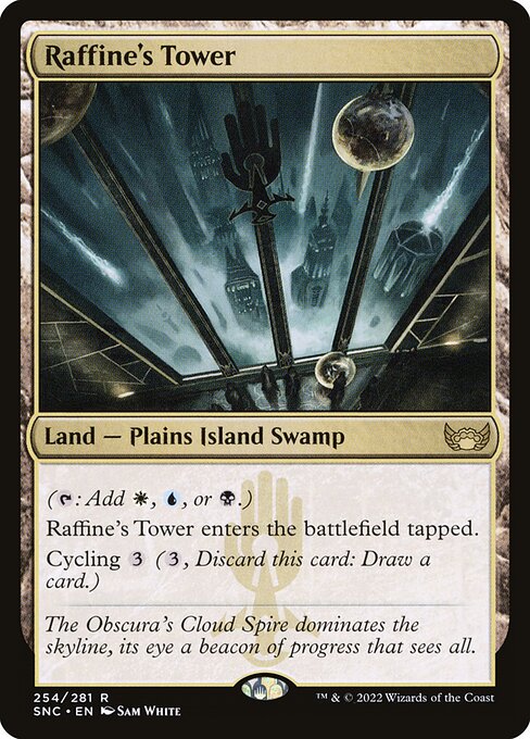 Streets of New Capenna - 254 - Raffine's Tower - Rare - C - Non-foil