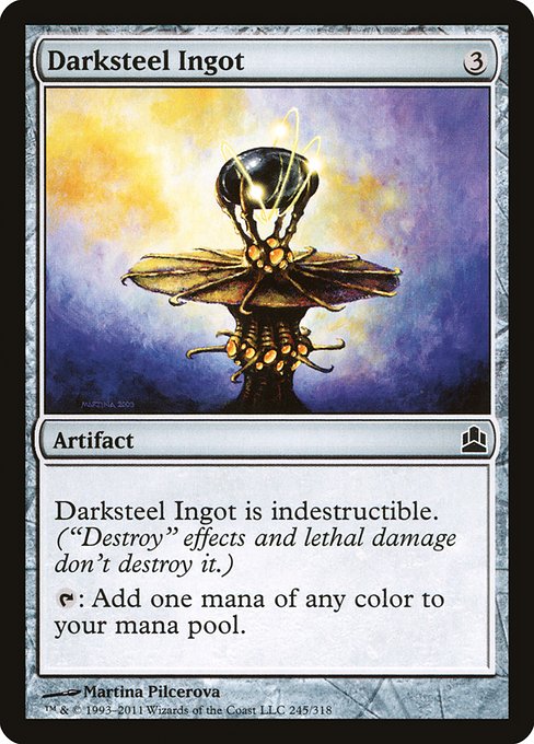 Commander 2011 - 245 - Darksteel Ingot - Common - C - Non-foil