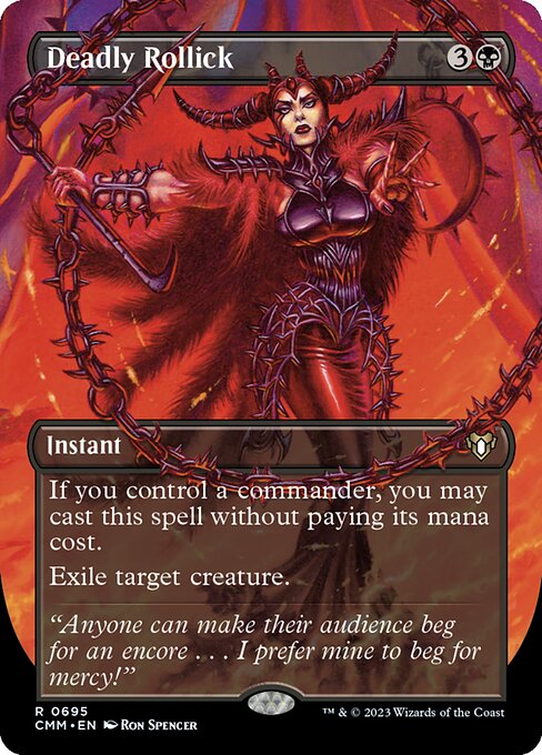 Commander Masters - 695 - Deadly Rollick - Rare - B - Non-foil