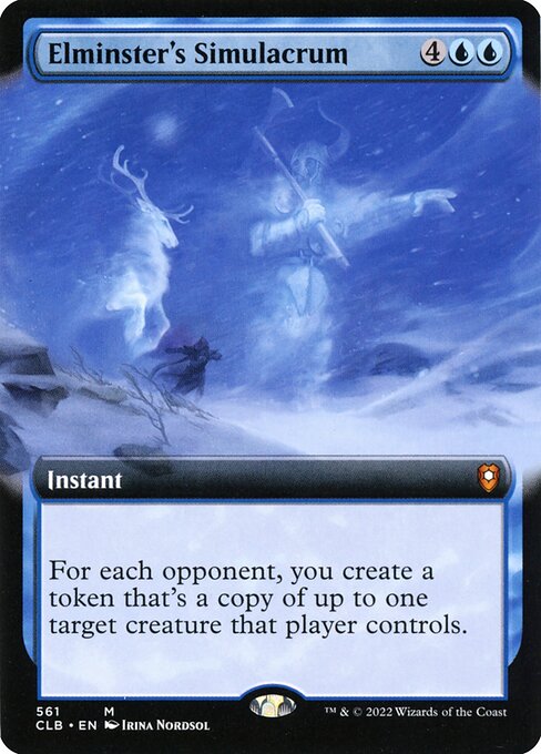 Commander Legends: Battle for Baldur's Gate - 561 - Elminster's Simulacrum - Mythic - U - Non-foil