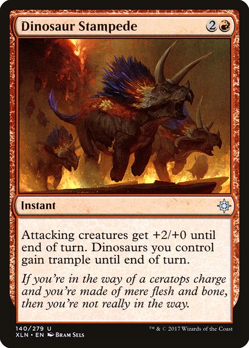 Ixalan - 140 - Dinosaur Stampede - Uncommon - R - Non-foil