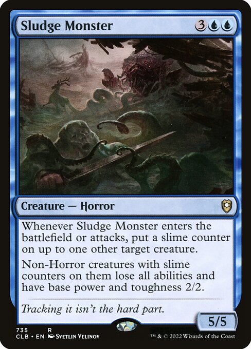 Commander Legends: Battle for Baldur's Gate - 735 - Sludge Monster - Rare - U - Non-foil