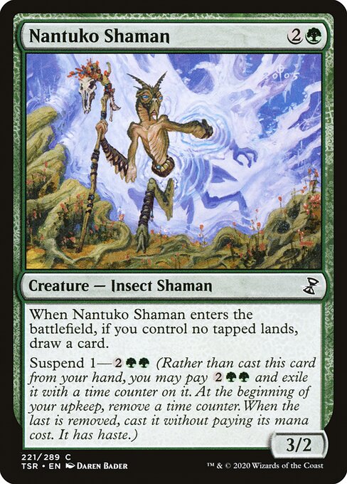 Time Spiral Remastered - 221 - Nantuko Shaman - Common - G - Non-foil
