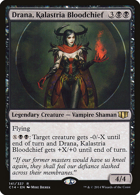 Commander 2014 - 141 - Drana, Kalastria Bloodchief - Rare - B - Non-foil