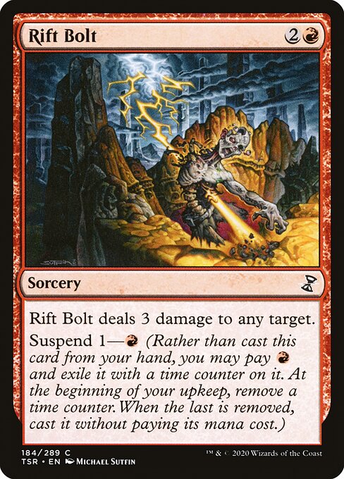 Time Spiral Remastered - 184 - Rift Bolt - Common - R - Non-foil