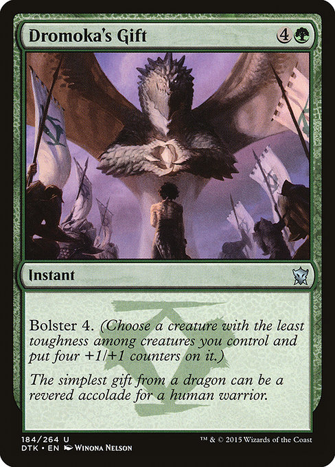 Dragons of Tarkir - 184 - Dromoka's Gift - Uncommon - G - Non-foil