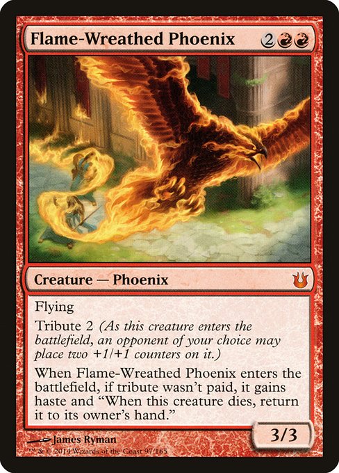 Born of the Gods - 97 - Flame-Wreathed Phoenix - Mythic - R - Non-foil