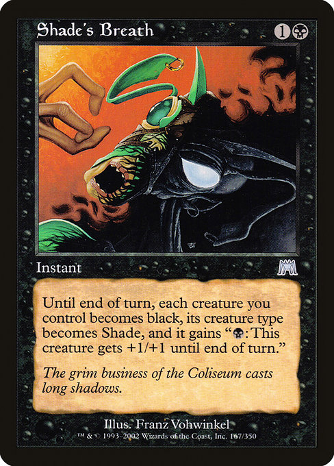 Onslaught - 167 - Shade's Breath - Uncommon - B - Non-foil