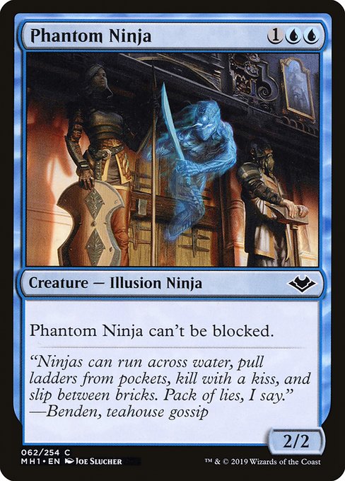 Modern Horizons - 62 - Phantom Ninja - Common - U - Non-foil