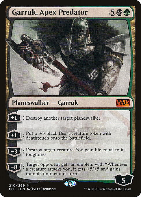 Magic 2015 - 210 - Garruk, Apex Predator - Mythic - BG - Non-foil