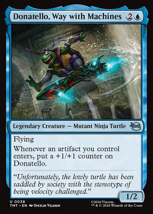 Teenage Mutant Ninja Turtles - 38 - Donatello, Way with Machines - Uncommon - U - Non-foil