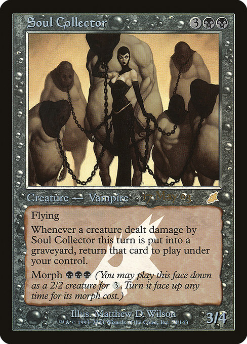 Scourge Promos - 74 - Soul Collector - Rare - B - Foil - Datestamped Promo