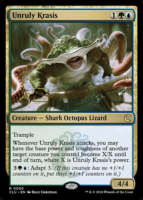 Ravnica: Clue Edition - 50 - Unruly Krasis - Rare - UG - Non-foil