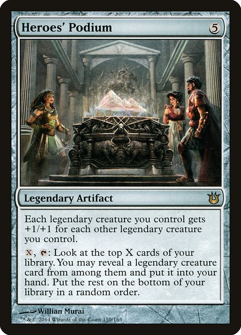 Born of the Gods - 159 - Heroes' Podium - Rare - C - Non-foil
