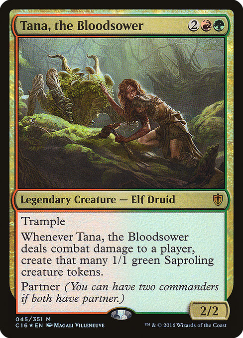 Commander 2016 - 45 - Tana, the Bloodsower - Mythic - RG - Foil