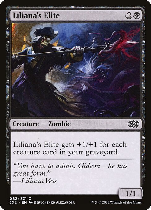 Double Masters 2022 - 82 - Liliana's Elite - Common - B - Non-foil