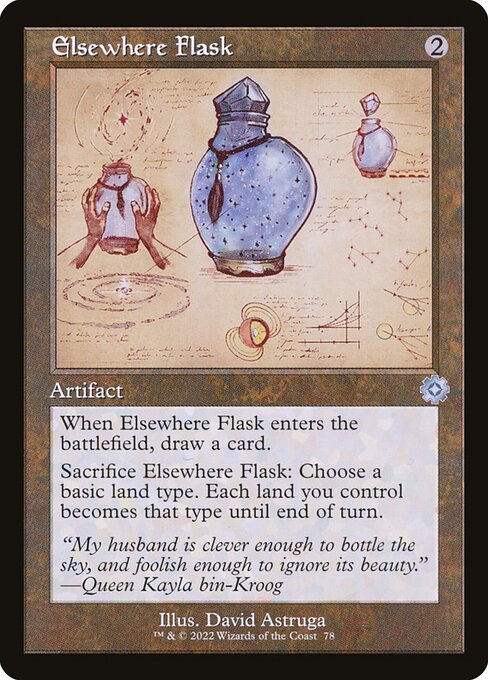 The Brothers' War Retro Artifacts - 78 - Elsewhere Flask - Uncommon - C - Non-foil