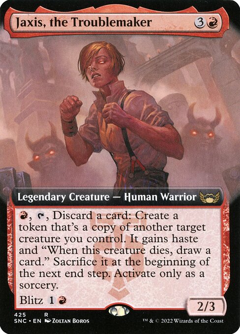 Streets of New Capenna - 425 - Jaxis, the Troublemaker - Rare - R - Non-foil