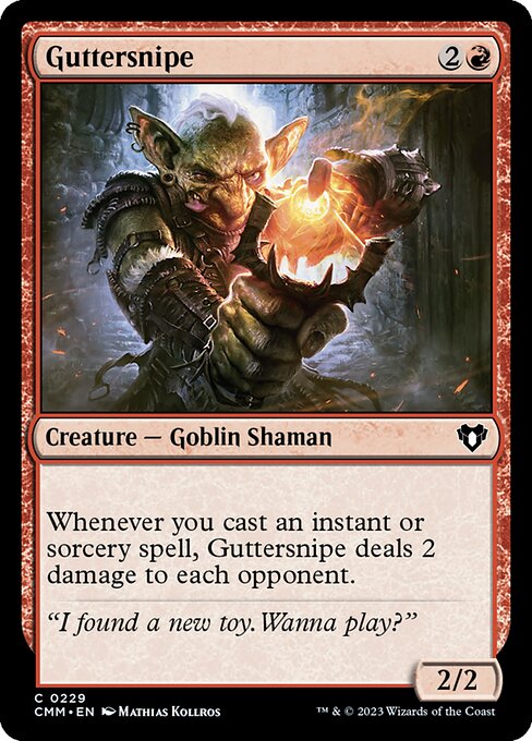 Commander Masters - 229 - Guttersnipe - Common - R - Non-foil