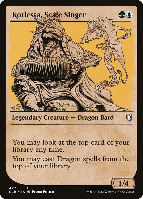 Commander Legends: Battle for Baldur's Gate - 427 - Korlessa, Scale Singer - Uncommon - UG - Non-foil