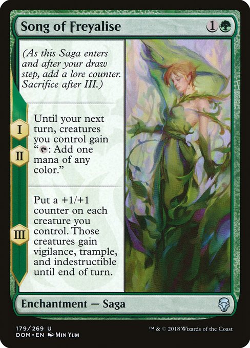 Dominaria - 179 - Song of Freyalise - Uncommon - G - Non-foil