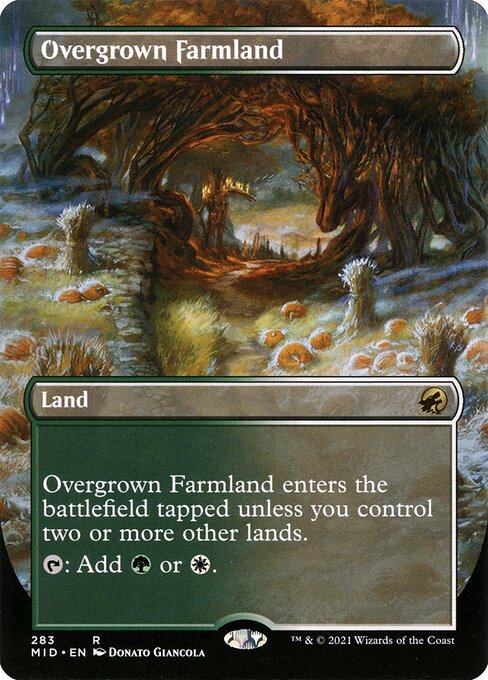 Innistrad: Midnight Hunt - 283 - Overgrown Farmland - Rare - C - Non-foil