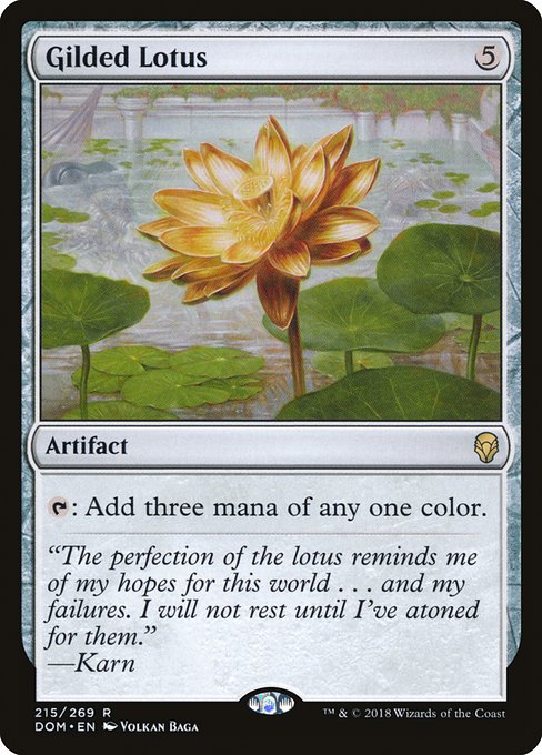 Dominaria - 215 - Gilded Lotus - Rare - C - Foil