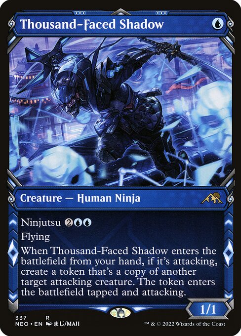 Kamigawa: Neon Dynasty - 337 - Thousand-Faced Shadow - Rare - U - Non-foil
