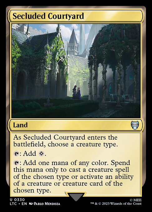 Tales of Middle-earth Commander - 330 - Secluded Courtyard - Uncommon - C - Non-foil
