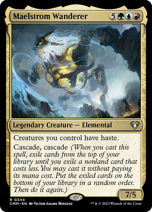 Commander Masters - 344 - Maelstrom Wanderer - Rare - Multi - Non-foil