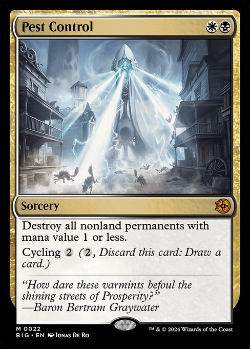 The Big Score - 22 - Pest Control - Mythic - WB - Non-foil