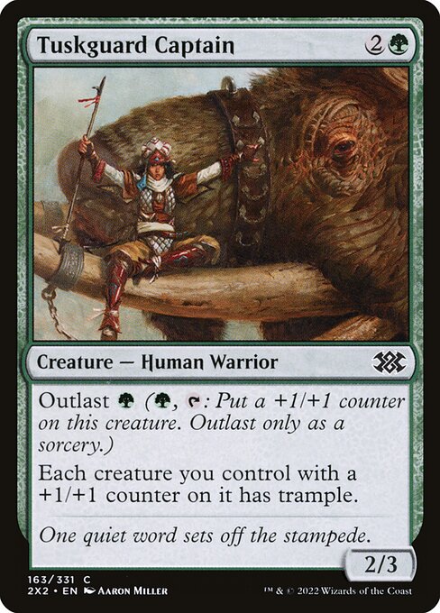 Double Masters 2022 - 163 - Tuskguard Captain - Common - G - Non-foil