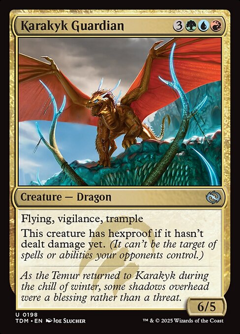 Tarkir: Dragonstorm - 198 - Karakyk Guardian - Uncommon - Multi - Non-foil