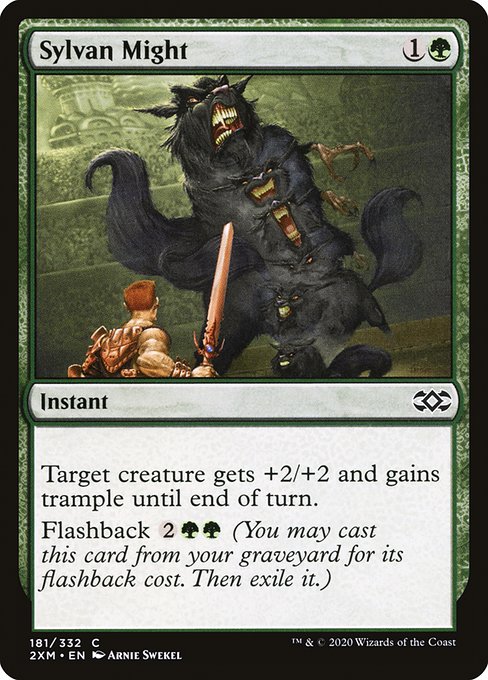 Double Masters - 181 - Sylvan Might - Common - G - Non-foil