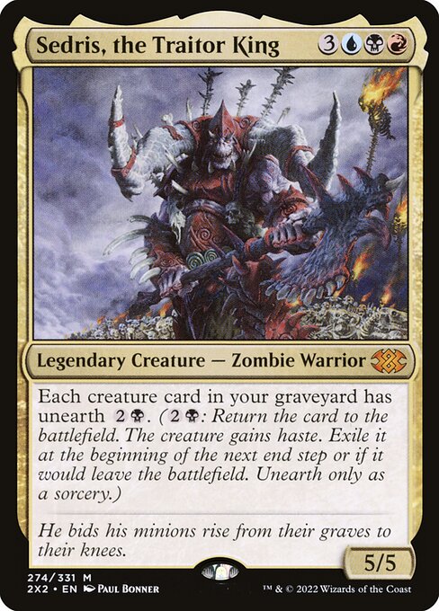 Double Masters 2022 - 274 - Sedris, the Traitor King - Mythic - Multi - Non-foil