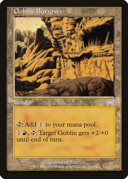 Onslaught - 318 - Goblin Burrows - Uncommon - C - Non-foil