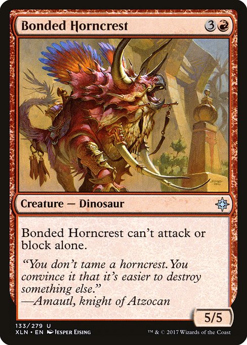 Ixalan - 133 - Bonded Horncrest - Uncommon - R - Non-foil