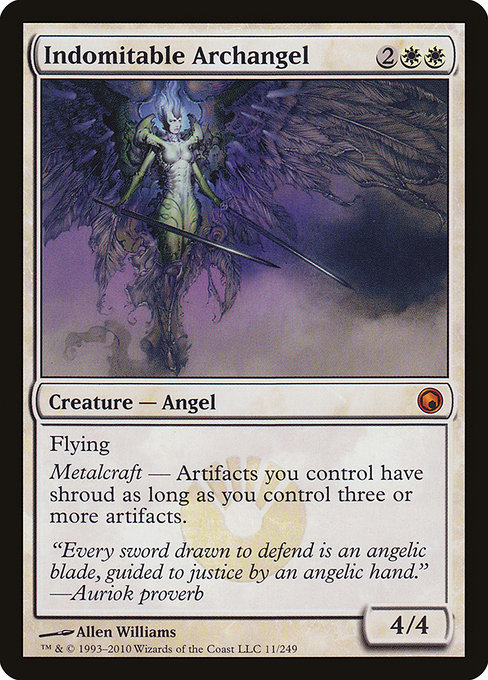 Scars of Mirrodin - 11 - Indomitable Archangel - Mythic - W - Non-foil