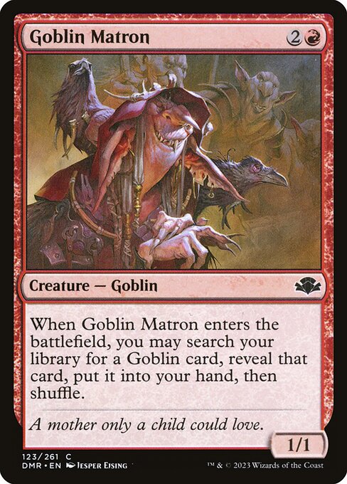 Dominaria Remastered - 123 - Goblin Matron - Common - R - Non-foil