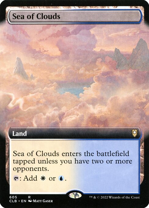 Commander Legends: Battle for Baldur's Gate - 605 - Sea of Clouds - Rare - C - Foil