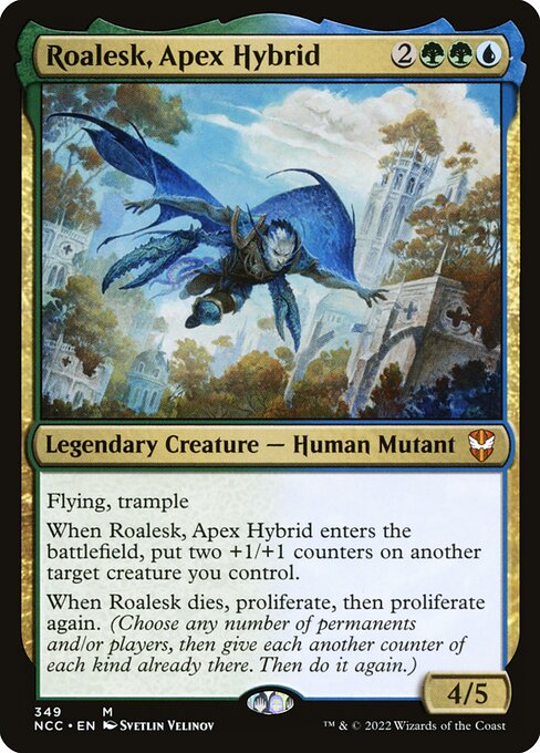 New Capenna Commander - 349 - Roalesk, Apex Hybrid - Mythic - UG - Non-foil