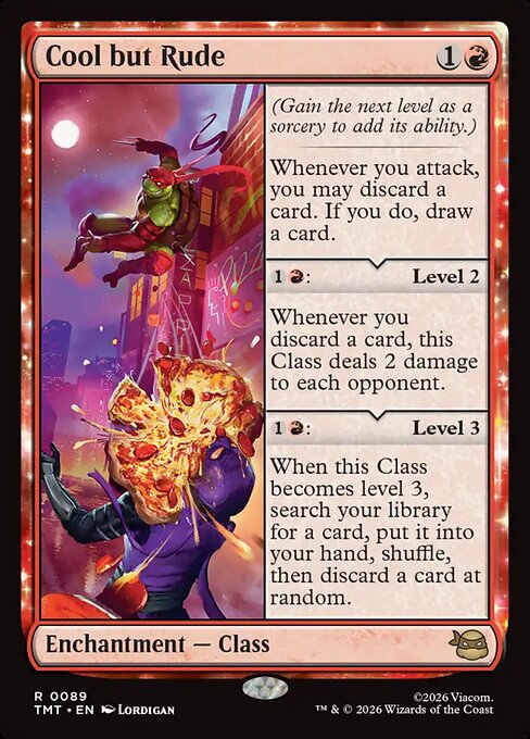 Teenage Mutant Ninja Turtles - 89 - Cool but Rude - Rare - R - Non-foil