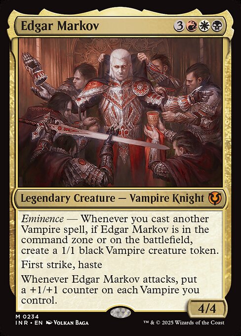 Innistrad Remastered - 234 - Edgar Markov - Mythic - Multi - Non-foil