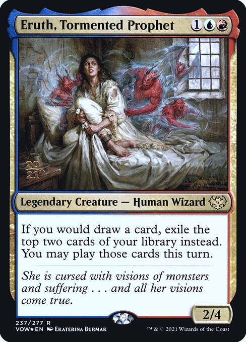 Innistrad: Crimson Vow Promos - 237s - Eruth, Tormented Prophet - Rare - UR - Foil - Datestamped Promo